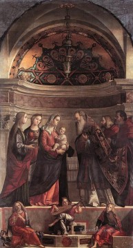 神殿でのイエスの奉献 宗教的ヴィットーレ・カルパッチョ 宗教的キリスト教徒 Oil Paintings